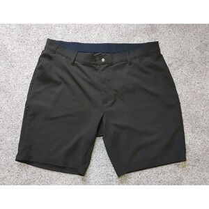 BYLT Kinetic Men Shorts Sz 40 Black Performance Stretch Waistband Tapered 9"